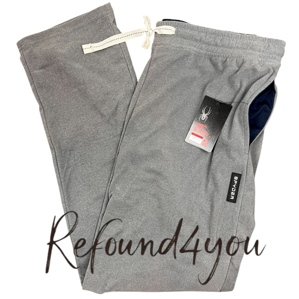 MENS - Spyder - 2/$50 - ‘Light Gray/Navy’ Lounge Pants. Soft. Me SZ: M,L,XL. NWT